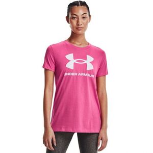 Dámské tričko s krátkým rukávem UNDER ARMOUR-Live Sportstyle Graphic SSC-PNK obraz