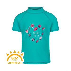 Dívčí plavkové tričko COLOR KIDS-T-shirt w. print-atlantis obraz