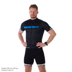Pánský cyklistický dres s krátkým rukávem NORTHFINDER-GERARDO Black 271 obraz