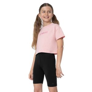 Dívčí tričko s krátkým rukávem 4F JUNIOR-TSHIRT F393-56S-LIGHT PINK obraz
