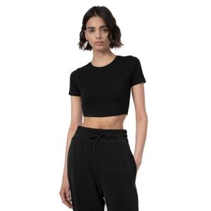 Dámské tričko s krátkým rukávem 4F-TSHIRT F345-20S-DEEP BLACK obraz