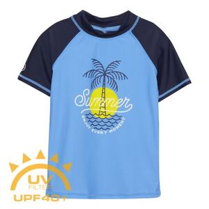 Chlapecké tričko na koupání COLOR KIDS-T-shirt W. Print, azure blue obraz