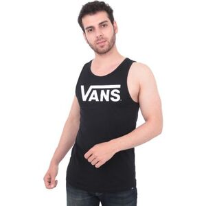 Pánské tričko s krátkým rukávem VANS-CLASSIC TANK-BLACK-WHITE obraz