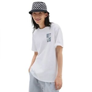 Pánské tričko s krátkým rukávem VANS-OFF THE WALL STACKED TYPED SS TEE-WHITE obraz