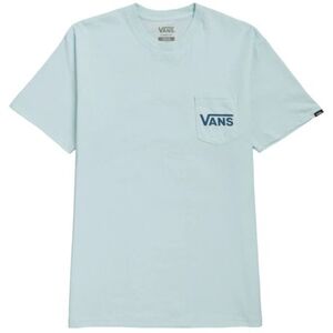 Pánské tričko s krátkým rukávem VANS-STYLE 76 BACK SS TEE-BLUE GLOW-TEAL obraz