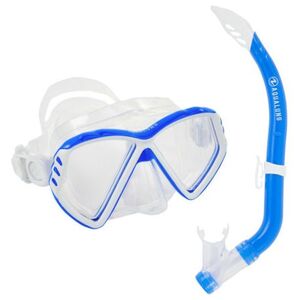 Potápěčský/snorklovací set AQUALUNG-CUB COMBO TRANSPARENT BLUE obraz