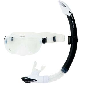 Potápěčský/snorklovací set AQUALUNG-COMBO NABUL TRANSPARENT WHITE obraz