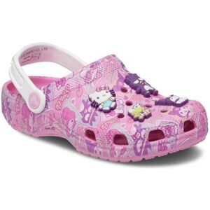 Dívčí kroksy (rekreační obuv) CROCS-Classic Hello Kitty Clog pink obraz