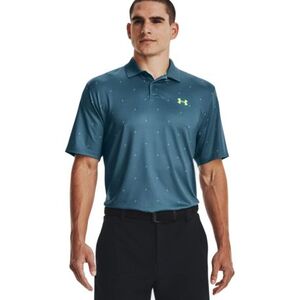 Pánské golfové polo tričko s krátkým rukávem UNDER ARMOUR-UA Perf 3.0 Deuces Polo-BLU obraz