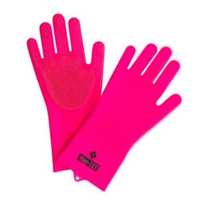 Nástroj na údržbu kola MUC-OFF-Deep Scruber Gloves Pink L obraz