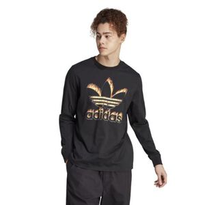 Pánské tričko s dlouhým rukávem ADIDAS ORIGINALS-TS FIRE LS TEE-IL5196-black obraz