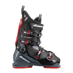 Pánské lyžařské boty na sjezdovku - on piste NORDICA-SPORTMACHINE 3 90-BLACK-ANTHRACITE-RED obraz