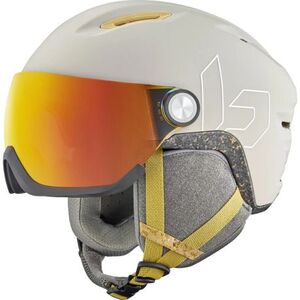 Lyžařská helma se štítem BOLLE-V-Atmos-Oatmeal Matte - Photochromic Fire Red Cat 1 to 3 obraz