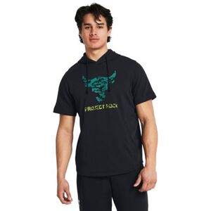 Pánské tričko s krátkým rukávem UNDER ARMOUR PROJECT ROCK-PROJECT ROCK Payoff SS Terry Hdy-BLK obraz