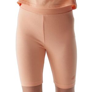 Dívčí teplákové kraťasy 4F JUNIOR-TIGHTS-4FJWSS24TTIGF129-65S-PALE CORAL obraz