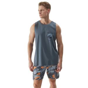 Pánské tílko 4F-TSHIRT-4FWSS24TTSHM1319-22S-ANTHRACITE obraz