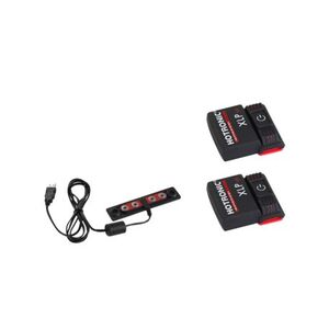 Náhradní baterie pro vyhřívané ponožky HOTRONIC-Spare part SET 1 pair Battery XLP 1P Power + 1 pc recharger obraz