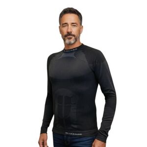 Pánské termo tričko s dlouhým rukávem BLIZZARD-Essential mens long sleeve, anthracite obraz