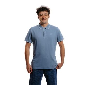 Pánské polo tričko s krátkým rukávem AUTHORITY-PS- RICE PLAIN M dust blue obraz