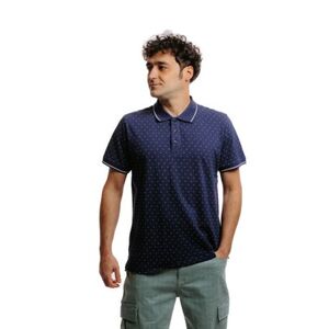 Pánské polo tričko s krátkým rukávem AUTHORITY-PS- RICE printed navy obraz