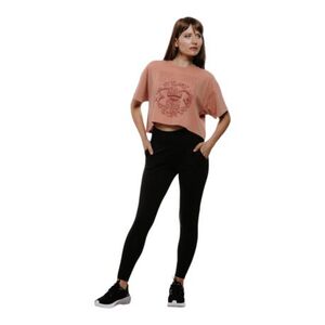 Dámské tričko s krátkým rukávem UNDER ARMOUR-UA HW Dusk to Dawn Crop SS-PNK obraz