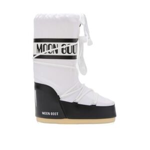 Vysoké zimní boty MOON BOOT-MB ICON NYLON, NA02 BLACK/WHITE obraz