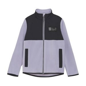 Dívčí fleecová mikina se zipem COLOR KIDS-Fleece Jacket -741809.6053-Languid Lavender obraz