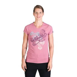 Dámské turistické tričko s krátkým rukávem NORTHFINDER-SHERRY-366-rose obraz