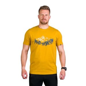 Pánské turistické tričko s krátkým rukávem NORTHFINDER-KORY-314-goldenyellow obraz