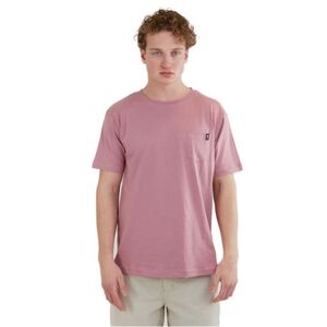 Pánské tričko s krátkým rukávem FUNDANGO-Talmer Pocket T-shirt-345-raspberry obraz