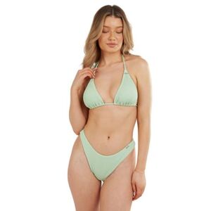Dámské plavky horní díl FUNDANGO-Innisfil Triangle Jacquard Top-521-pool green obraz