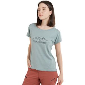 Dámské turistické tričko s krátkým rukávem FUNDANGO-Atmos T-shirt-524-mint obraz