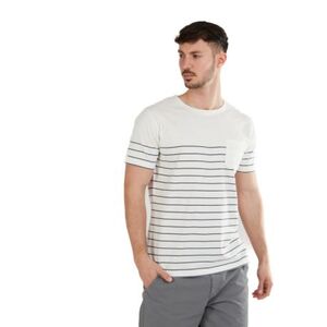 Pánské tričko s krátkým rukávem FUNDANGO-Jaggy Pocket T-shirt-180-fog obraz