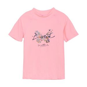 Dívčí plavkové tričko COLOR KIDS-T-shirt W. Print, salmon rose obraz