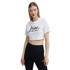 Dámské tričko s krátkým rukávem VANS-GO ANYPLACE CREW CROP II-WHITE obraz
