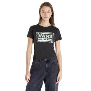 Dámské tričko s krátkým rukávem VANS-RUGGED BOX LOGO MINI-Black obraz