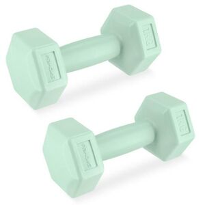 Sada závaží SPOKEY-MONSTER GREEN HEXA 2x 1 kg obraz