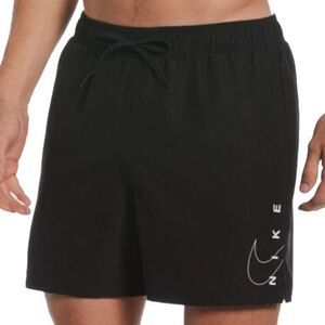 Pánské plavky NIKE SWIM-Swoosh Break 5 inch-001-Black obraz