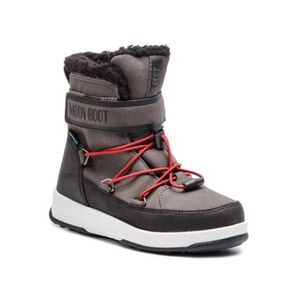 Chlapecké vysoké zimní boty MOON BOOT-JR BOY BOOT, 002 black/castlerock obraz