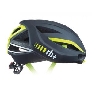 Cyklistická helma RH+-Lambo, matt black/shiny yellow fluo obraz