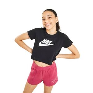 Dívčí tričko s krátkým rukávem NIKE-G NSW TEE CROP FUTURA-DA6925-012-black obraz