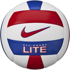 Volejbalový míč NIKE-ALL COURT LITE VOLLEYBALL 05 WHITE/UNIVERSITY RED/GAME ROYAL/UNIVERSITY RED obraz