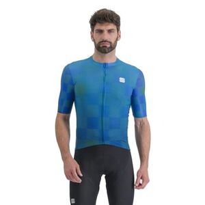 Pánský cyklistický dres s krátkým rukávem SPORTFUL-Rocket jersey, berry blue blue radiance obraz