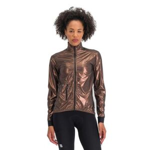 Dámská cyklistická bunda SPORTFUL-Giara w packable jacket, metal bronze obraz