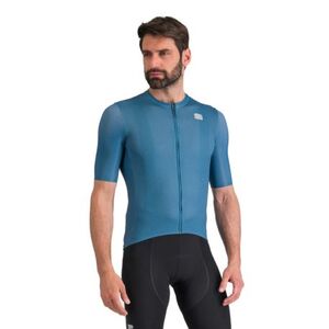 Pánský cyklistický dres s krátkým rukávem SPORTFUL-Checkmate jersey, blue sea berry blue obraz