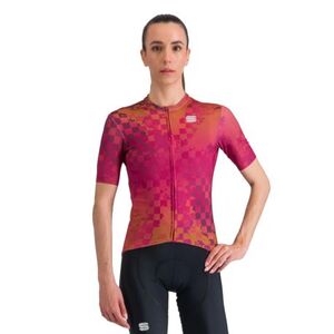 Dámský cyklistický dres s krátkým rukávem SPORTFUL-Rocket w jersey, cyclamen liquorice obraz