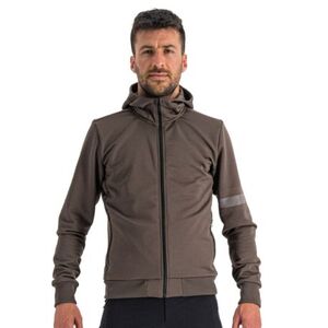 Pánská cyklistická bunda s kapucí SPORTFUL-Giara hoodie, cacao obraz