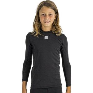 Dětské termo tričko s dlouhým rukávem SPORTFUL-Td mid long sleeve kid top, black obraz