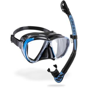 Potápěčský/snorklovací set CRESSI-BIG EYES EVOLUTION+ALPHA UD COMBO BLACK/BLUE obraz