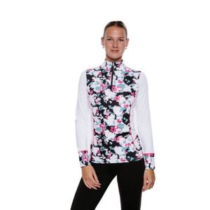 Dámské tričko AUTHORITY-DRYZIP III W white print obraz